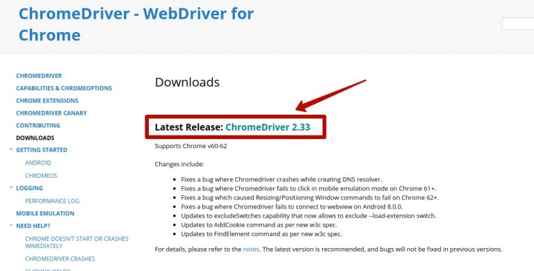 chromedriver download